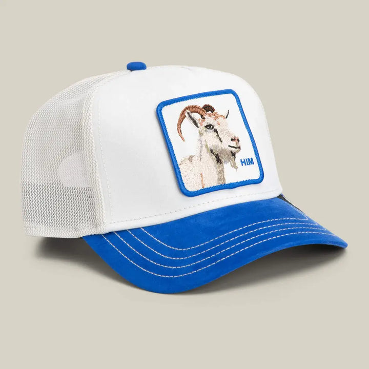 Gooring Bros Suede Goat Cap - Digital / Royal