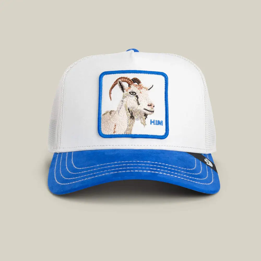 Gooring Bros Suede Goat Cap - Digital / Royal