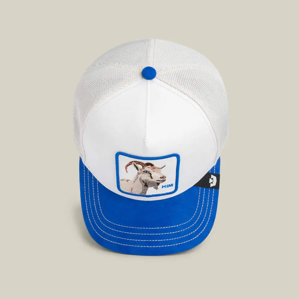 Gooring Bros Suede Goat Cap - Digital / Royal