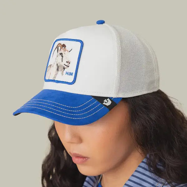 Gooring Bros Suede Goat Cap - Digital / Royal