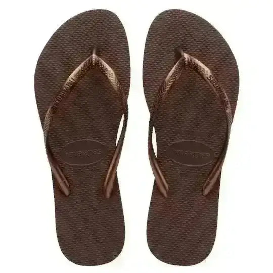 Havaianas Slim Basic Jandals Dark Brown 41 / 42 Brazil 