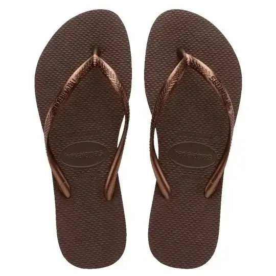 Havaianas Slim Basic Jandals Dark Brown 41 / 42 Brazil 