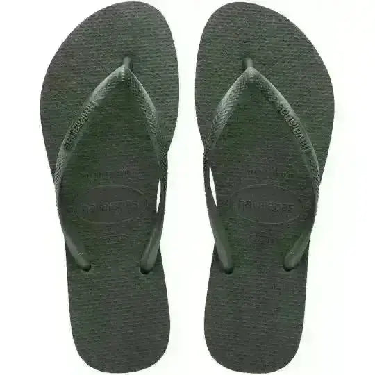 Havaianas Slim Basic Jandals Green Olive 35 / 36 Brazil 
