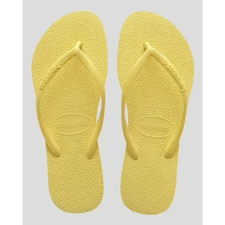 Havaianas Slim Basic Jandals Lemon Yellow 41 / 42 Brazil 