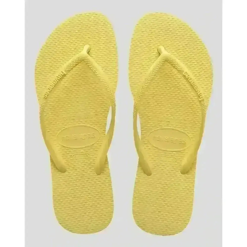 Havaianas Slim Basic Jandals Lemon Yellow 41 / 42 Brazil 