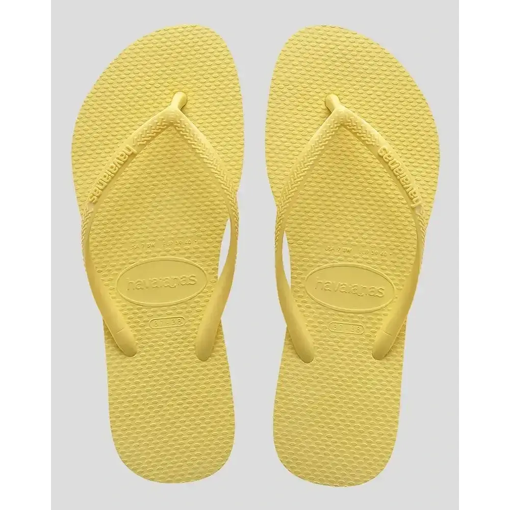 Havaianas Slim Basic Jandals Lemon Yellow 41 / 42 Brazil 