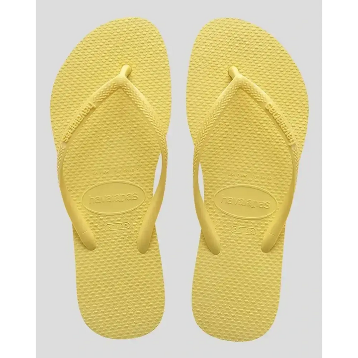 Havaianas Slim Basic Jandals Lemon Yellow 41 / 42 Brazil 