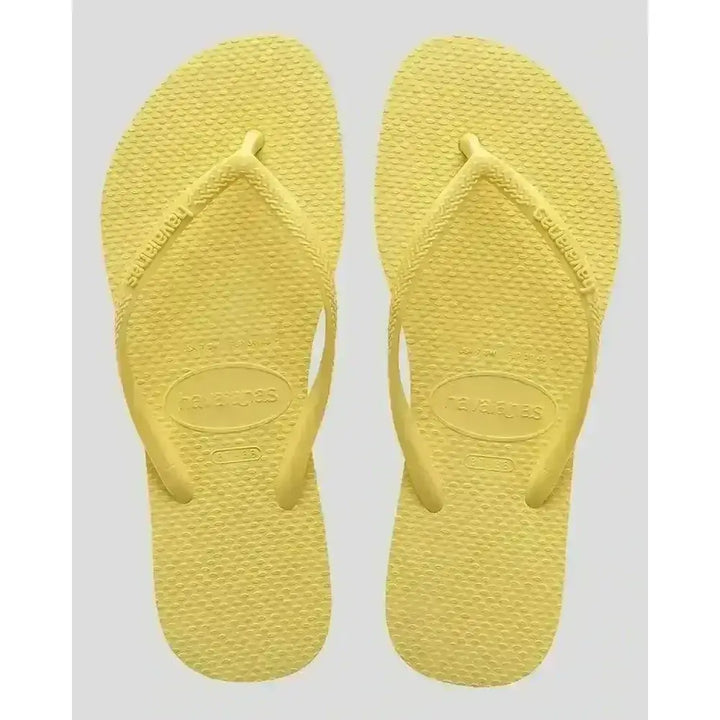 Havaianas Slim Basic Jandals Lemon Yellow 41 / 42 Brazil 