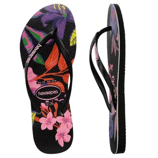 Havaianas Slim Floral Colours Jandals 