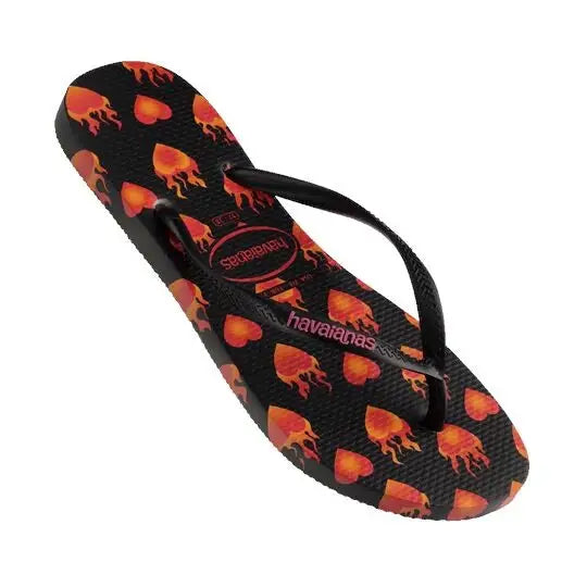 Havaianas Slim Hearts on Fire Jandals 