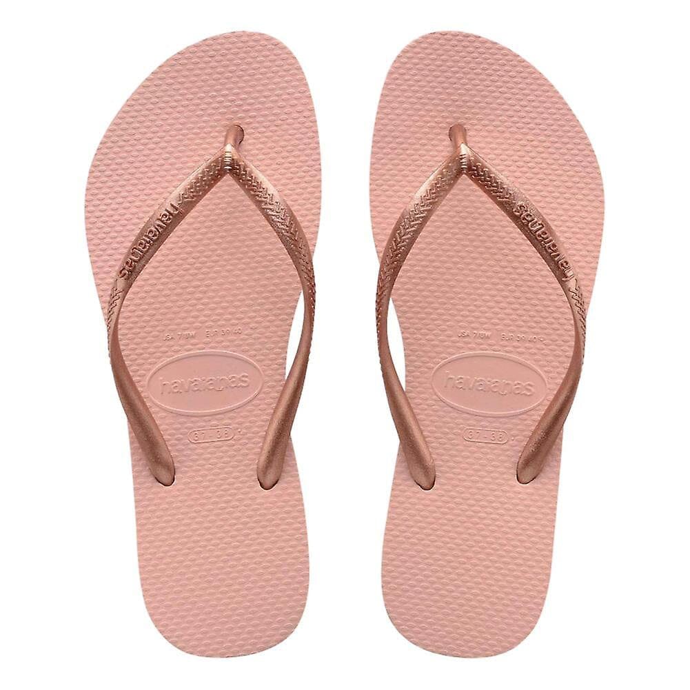 Havaianas Slim Jandals Ballet Rose 35 / 36 Brazil 