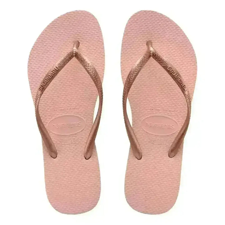 Havaianas Slim Jandals Ballet Rose 35 / 36 Brazil 