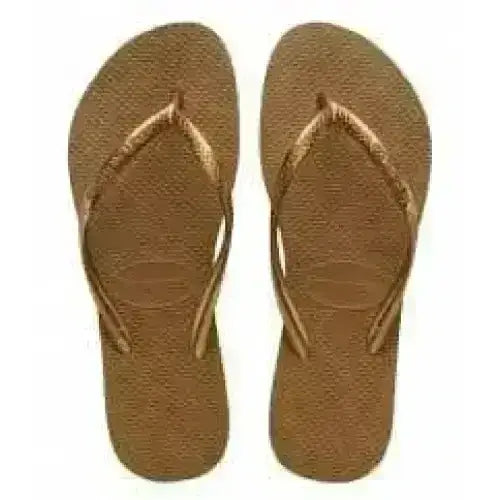 Havaianas Slim Jandals Bronze 41/42 Brazil 