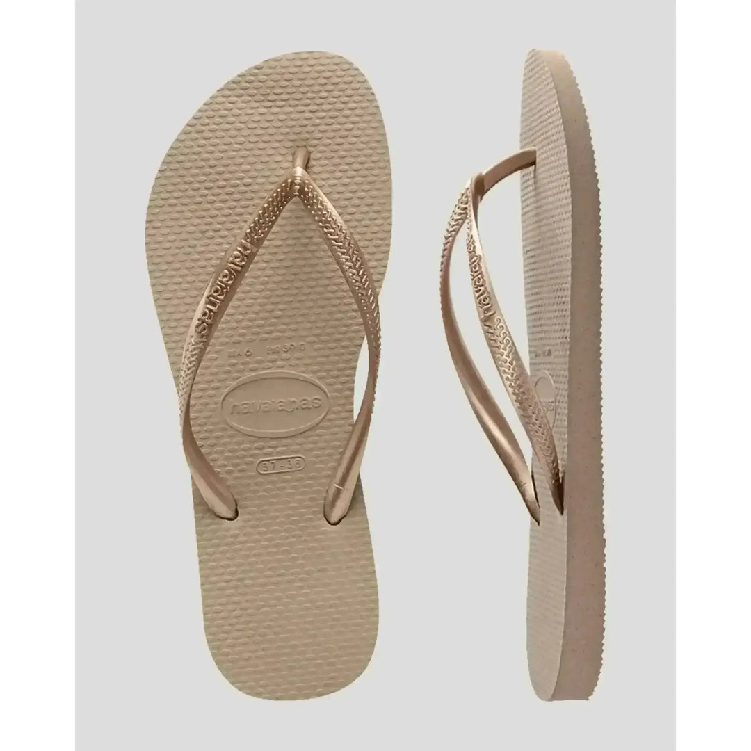 Havaianas Slim Jandals Rose Gold 41/42 Brazil 