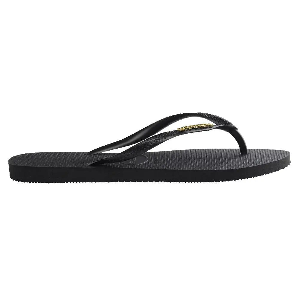 Havaianas Slim Logo Metallic Jandals 