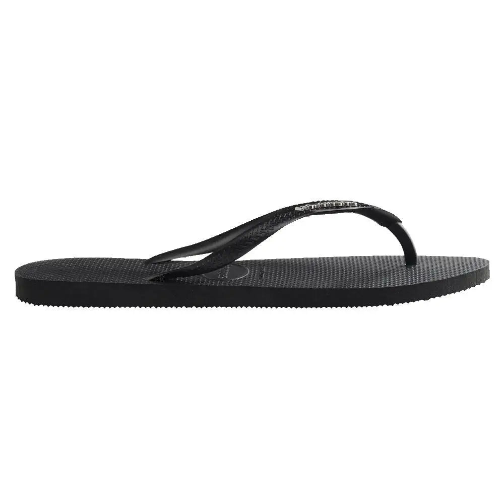 Havaianas Slim Logo Metallic Jandals 
