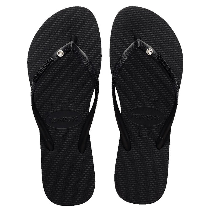 Havaianas Slim Logo Swarovski II Crystal Jandals 