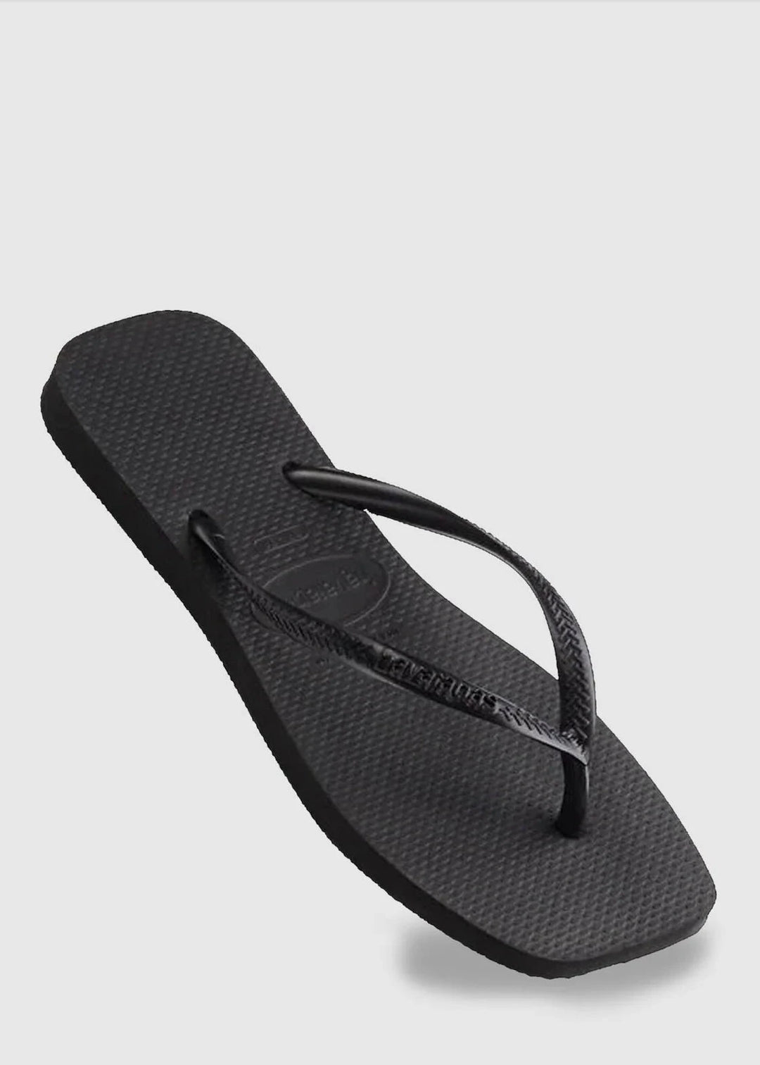 Havaianas Slim Square Solid Jandals - Black 
