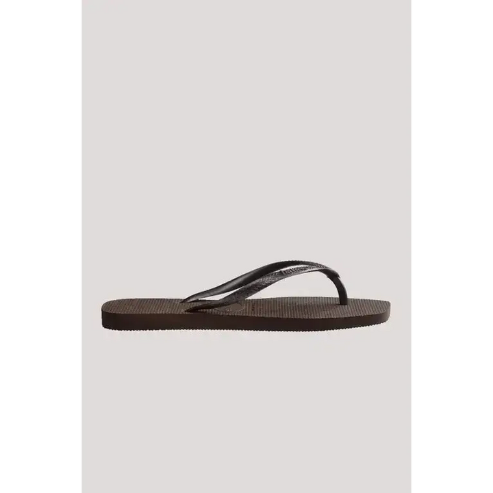 Havaianas Slim Square Solid Jandals - Brown 