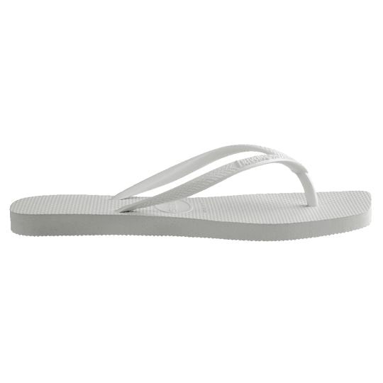Havaianas Slim Square Solid Jandals - White 
