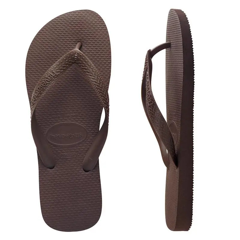 HAVAIANAS TOP JANDALS BROWN 37/38 BRAZIL 