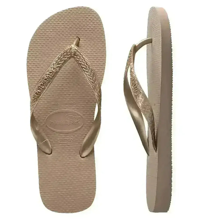 HAVAIANAS TOP JANDALS Rose Gold 43/44 Brazil 