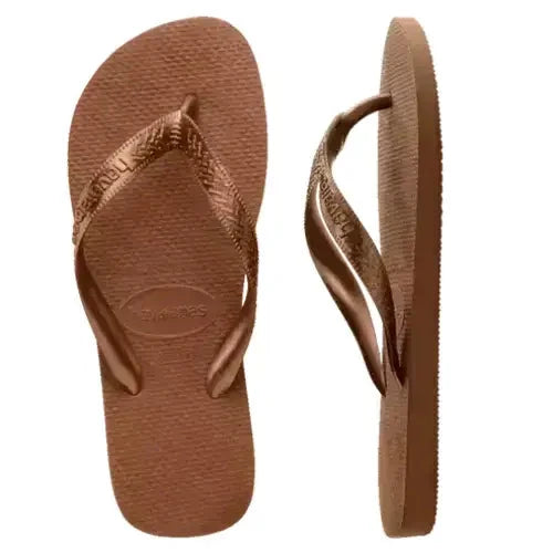 Havaianas Top Jandals Rust / Metallic Copper 33 / 34 Brazil 