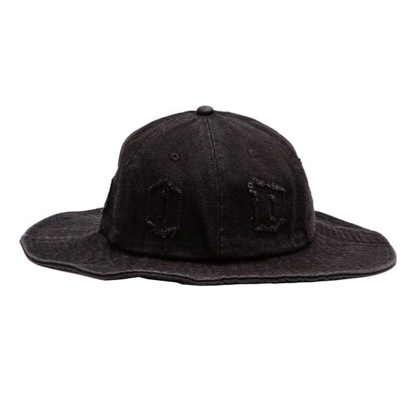 Hoddle Denim Bucket Hat Black Wash Denim 