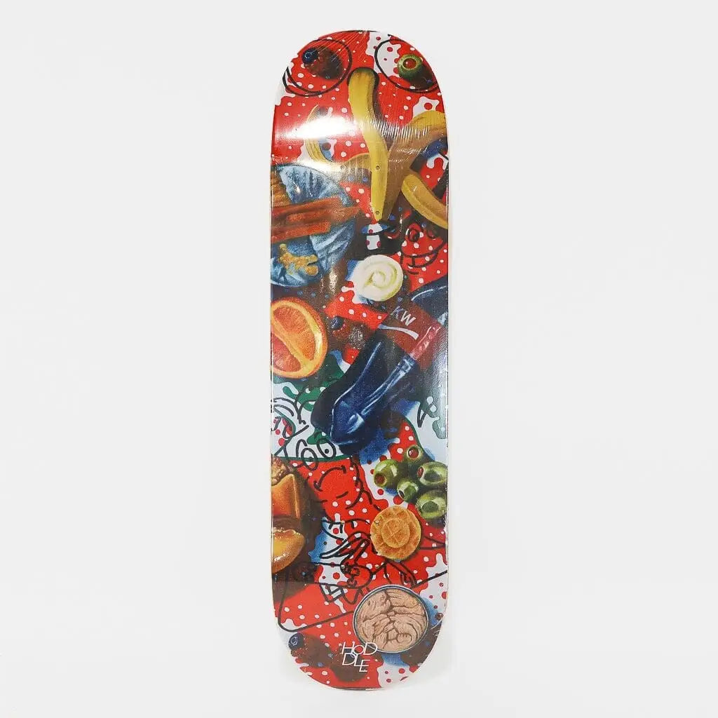 Hoddle Snack Report Red Skate Deck 