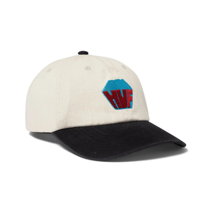 HUF Big Block Washed 6 Panel Hat Natural 