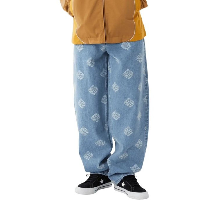 HUF Cromer Print Pant Blue 