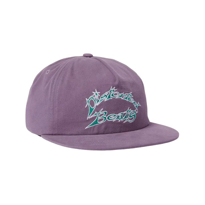 HUF Distorted Snapback Hat Purple 