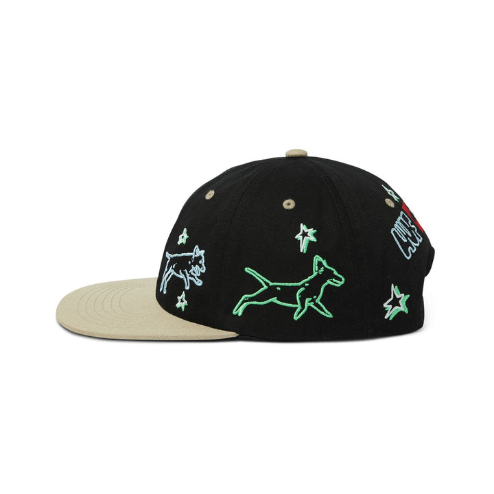 HUF Fetch 6 Panel Snapback Hat 