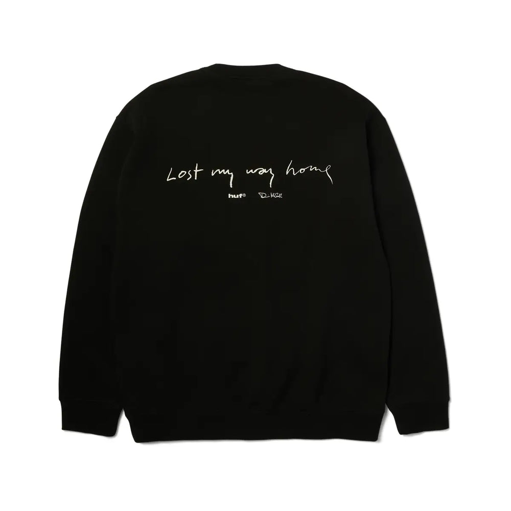 HUF Lost My Way Home Crewneck Sweatshirt