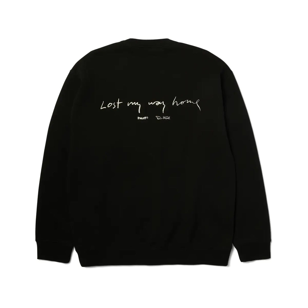 HUF Lost My Way Home Crewneck Sweatshirt