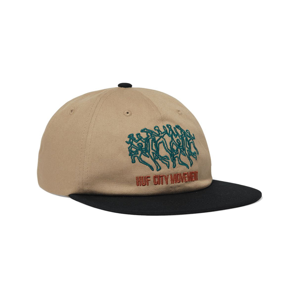 HUF Movement 6-Panel Snapback Hat 