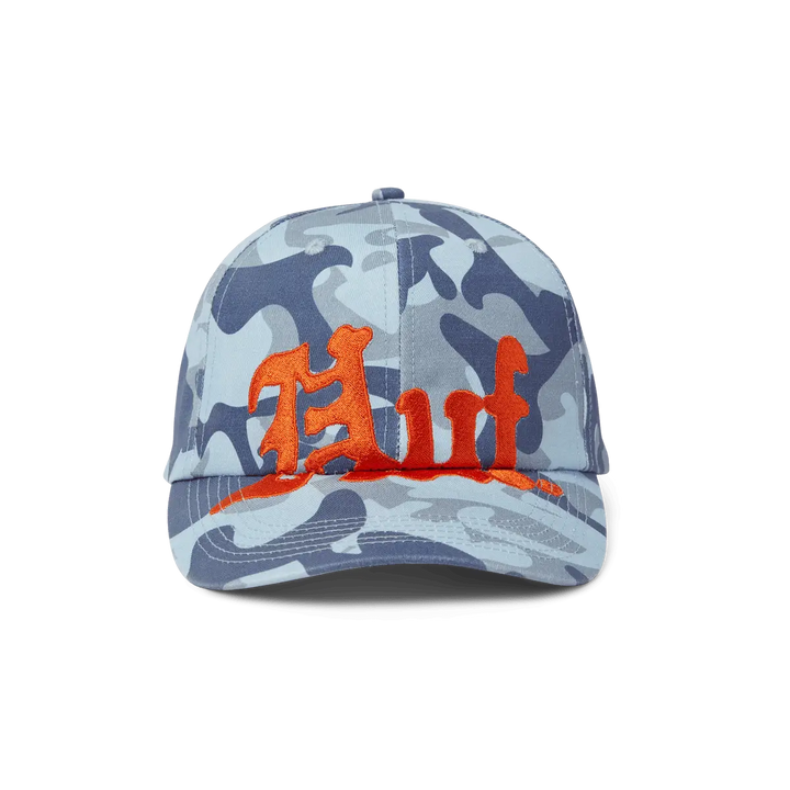 HUF Noble Camo 6 Panel Snapback Hat - Ice Blue