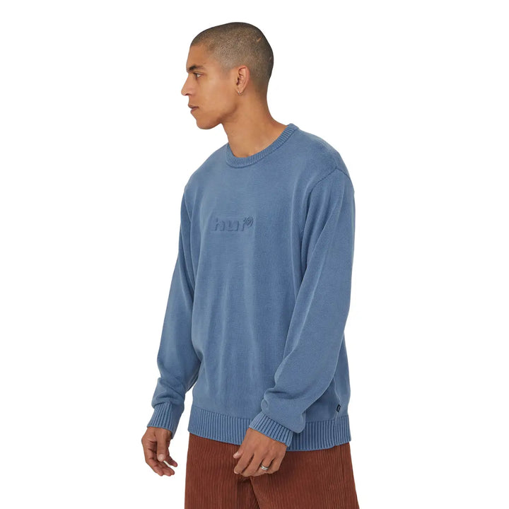 HUF Pacific Wash Embossed Crewneck Sweater