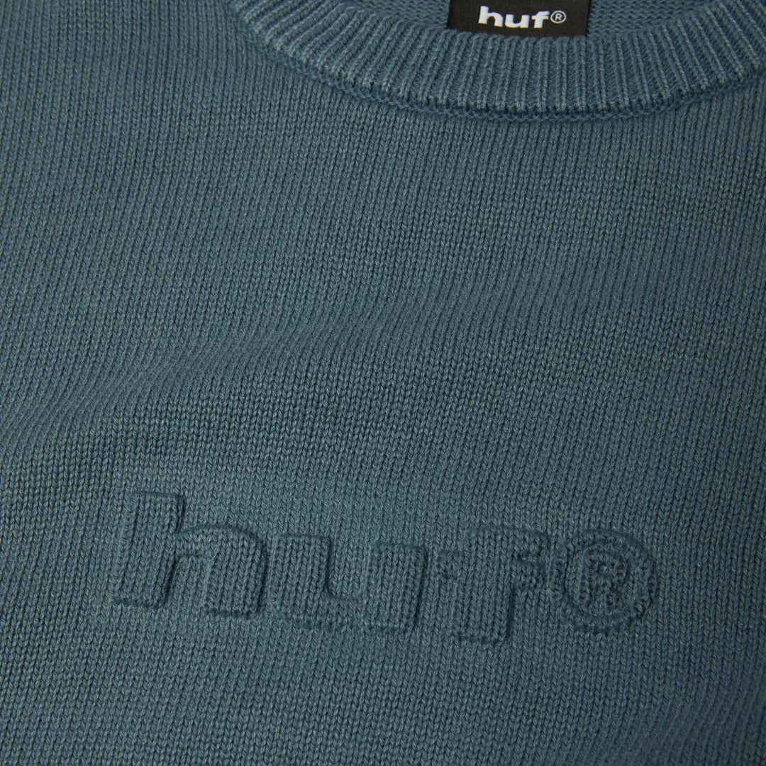 HUF Pacific Wash Embossed Crewneck Sweater