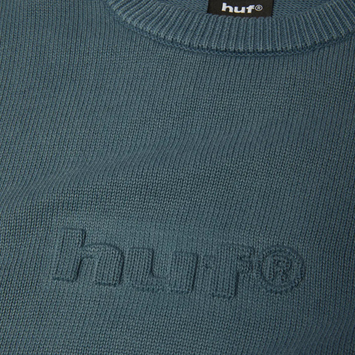 HUF Pacific Wash Embossed Crewneck Sweater
