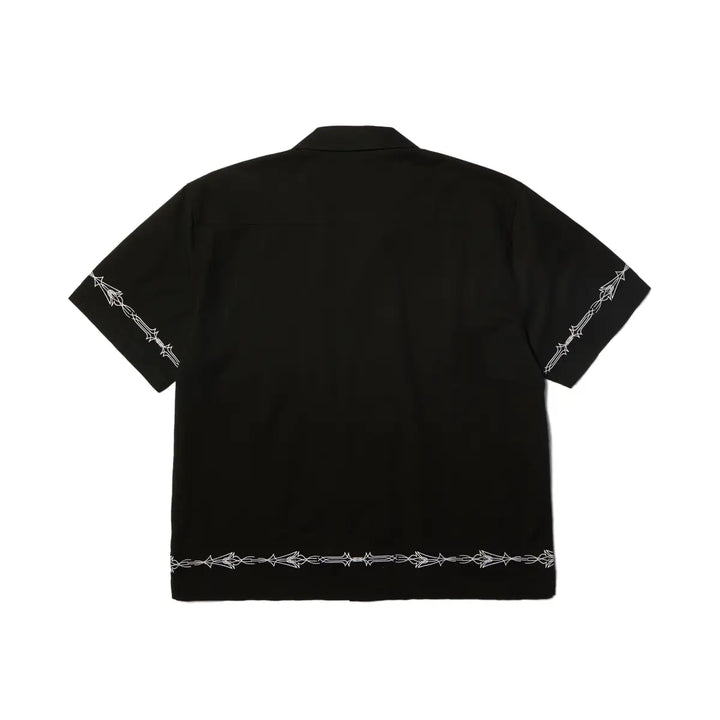 HUF Pinstripe Embroidered Resort Shirt