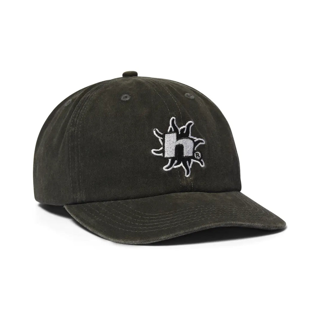 HUF Sol Denim 6 Panel Curved Visor Washed Hat