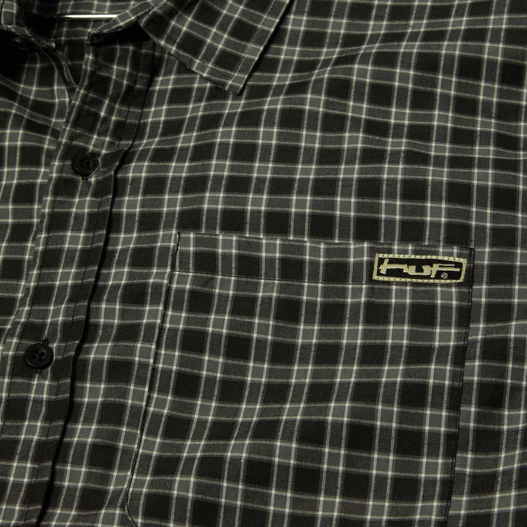 HUF Stretch Micro Plaid Shirt 