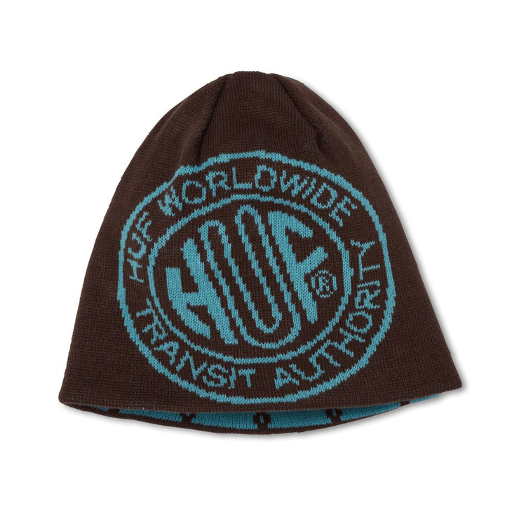 HUF Token Reversible Skull Beanie Bison 