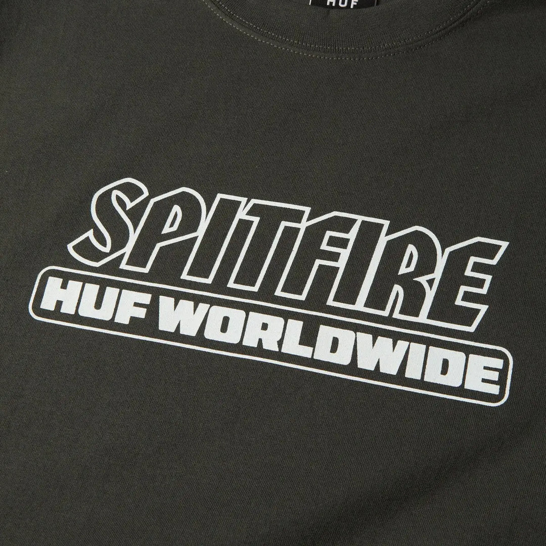 HUF x Spitfire Burn Heavyweight T-Shirt