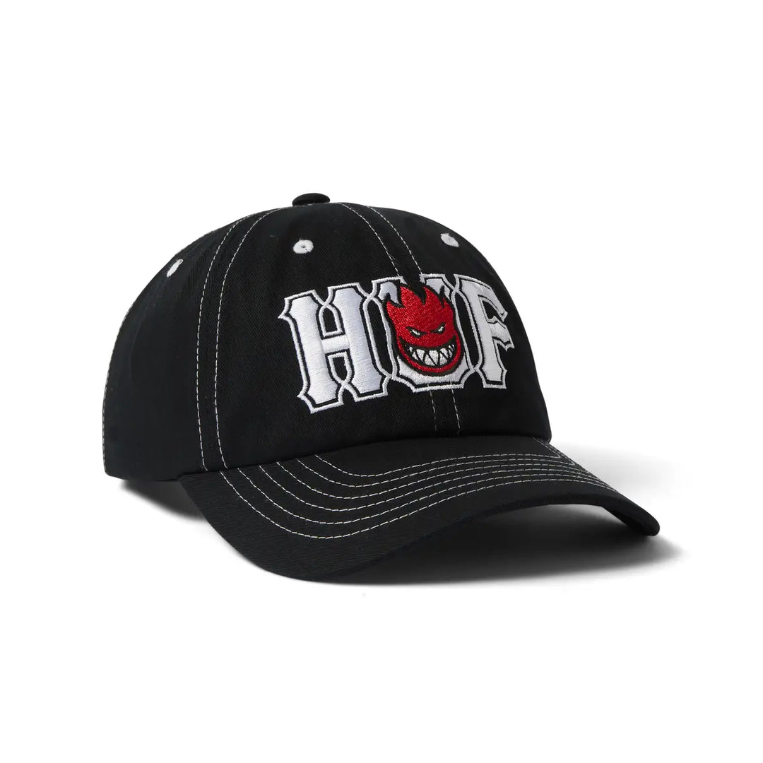 HUF x Spitfire Union Snapback Cap - Black