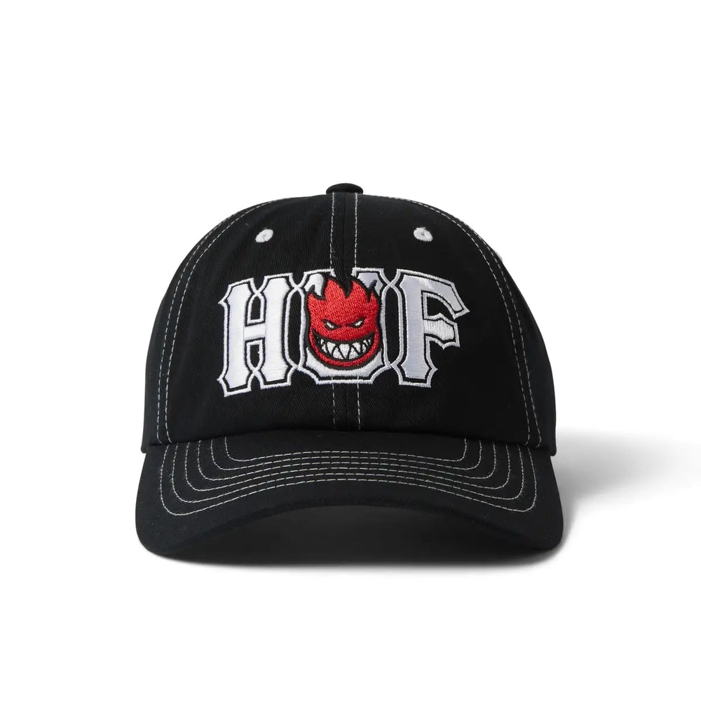 HUF x Spitfire Union Snapback Cap - Black