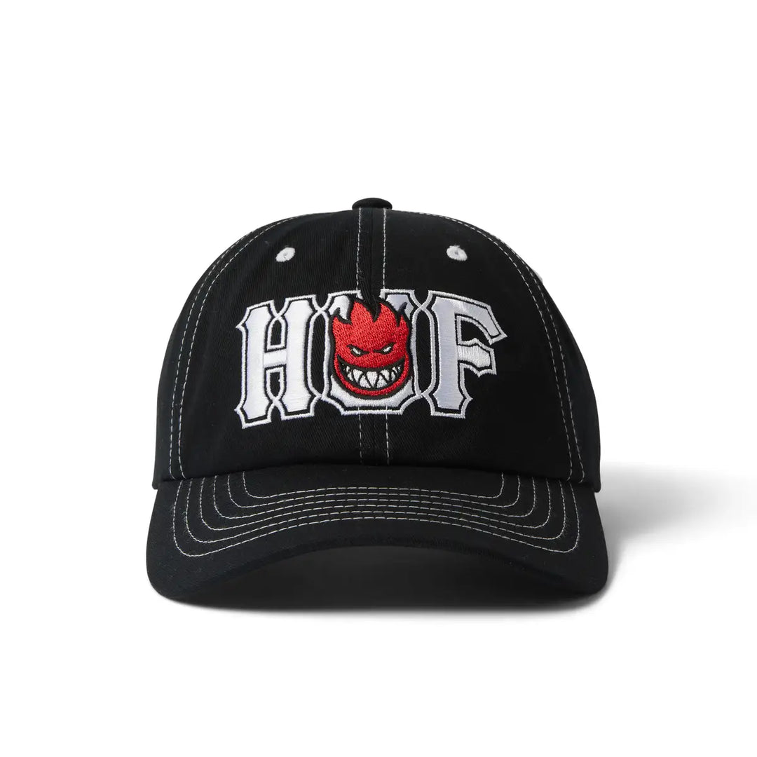 HUF x Spitfire Union Snapback Cap - Black