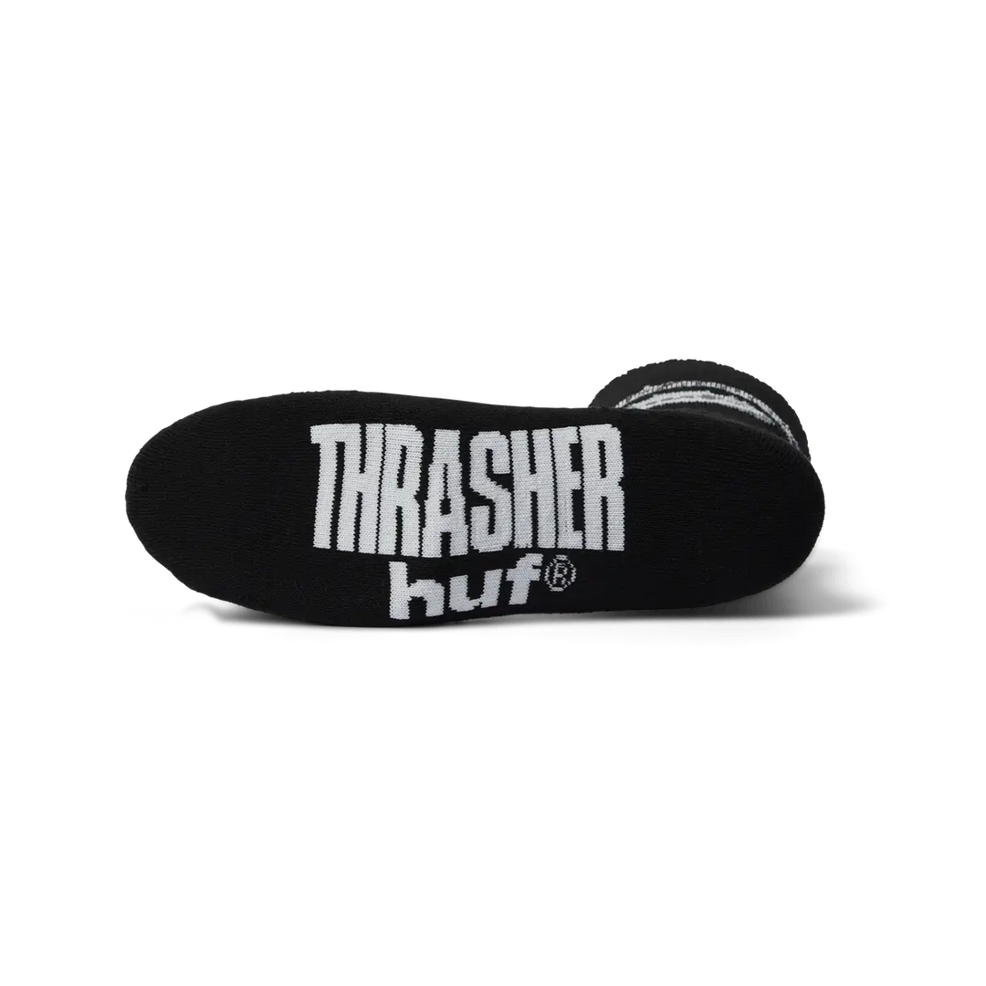 HUF x Thrasher Logo Socks