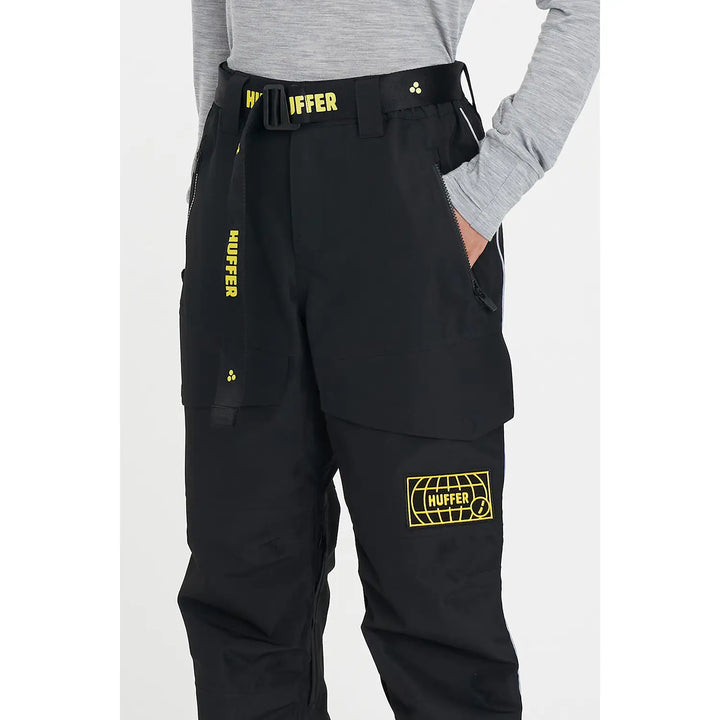 Huffer Womens M1 Snow Pants - Black / 8